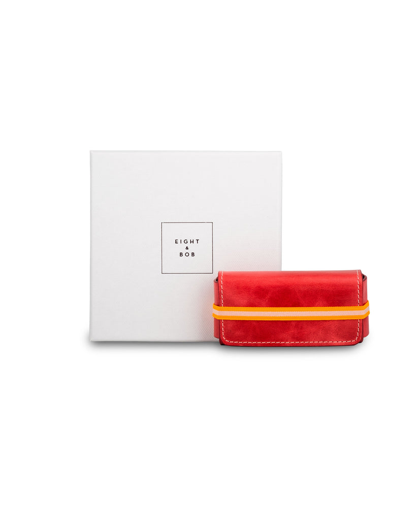 Pomodoro Red Leather Case